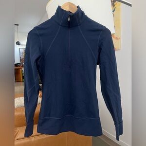 Lululemon Navy 1/2 Zip Long Sleeve